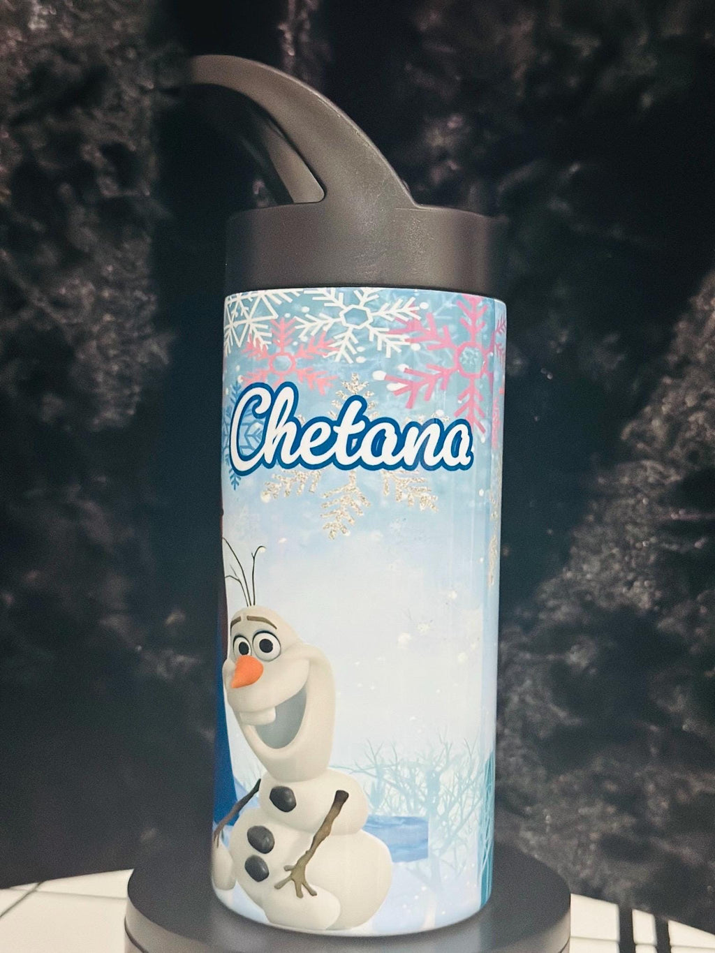 Elsa Water Tumbler, Custom Water Tumbler, 16oz 20oz Custom Tumbler, Water Tumbler for Kids, School Water Bottle, Kids Return Gifts