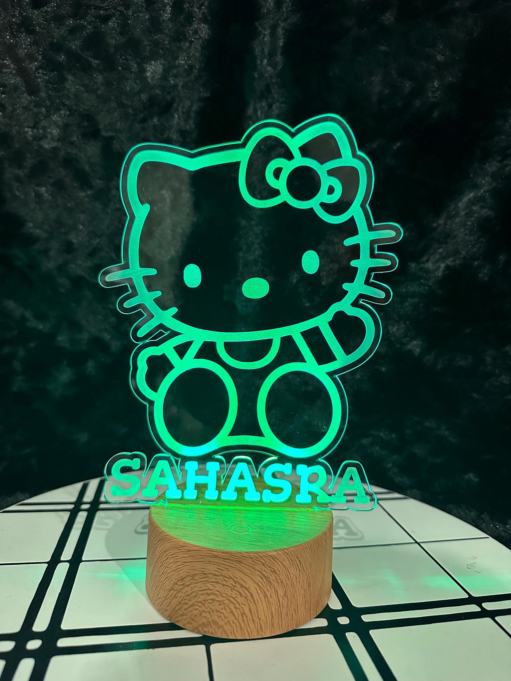 Hello Kitty Night Light, Kids Night Light, Cute Night Light, Custom Night Light, Gift for Kids, Personalized Night Light, Night Light, Gifts