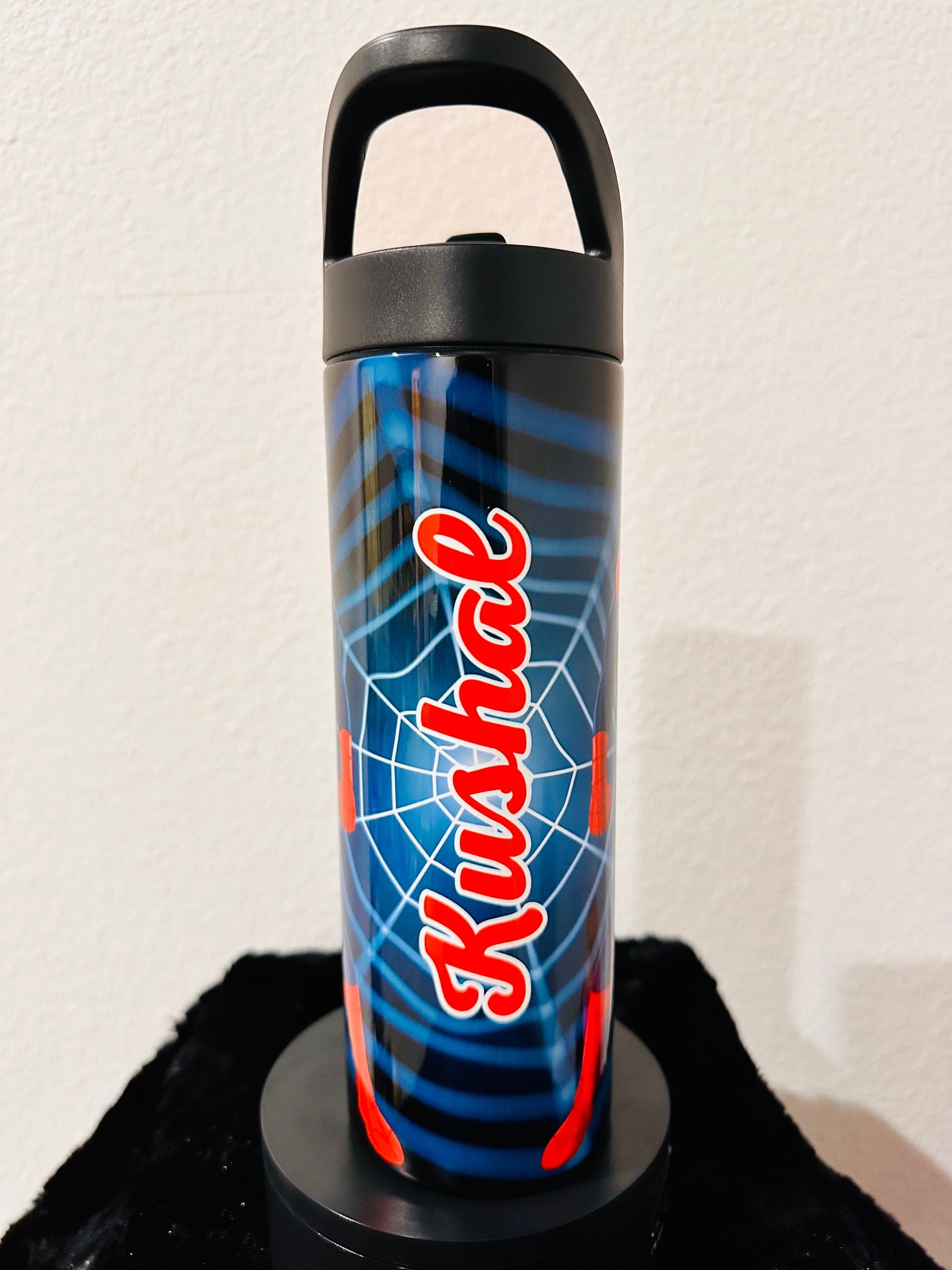 Spiderman Water Tumbler, Custom Water Tumbler, 20oz and 16oz Custom Tumbler, Water Tumbler for Kids, School Water Bottle, Kids Return Gifts