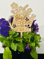 Mothers Day Plant Stakes, Grandma Plant Stakes, Thankyou Mom Plant Stakes, Love you Mom Garden Stakes, Plant Stakes, Flower pot stakes