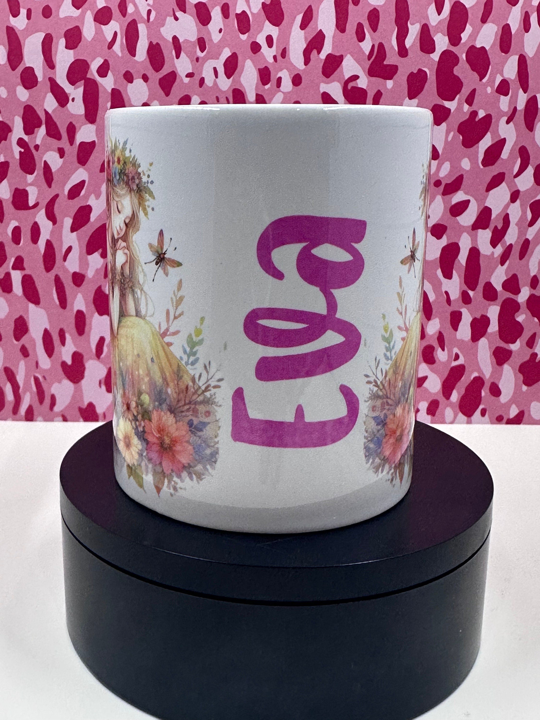 Personalized Mug, Fairy Mug, 11oz Mug, Return Gifts, Kids Mugs, Kids Return Gifts, Kids Drinkware, Fairy Return Gifts, Fairy theme Mug