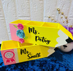 Teacher Pencil Holder, Teacher Gifts, Teacher Appreciation Gifts, Teacher Year End Gifts, Teacher Desk Pencil Holder, Back to School Gifts