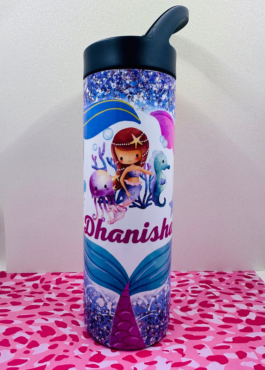 Mermaid Tumbler, 20oz 16oz Water Tumbler, Kids Water Bottle, Return Gifts, School Water Bottle, Back to School Water Bottle, Mermaid Bottle