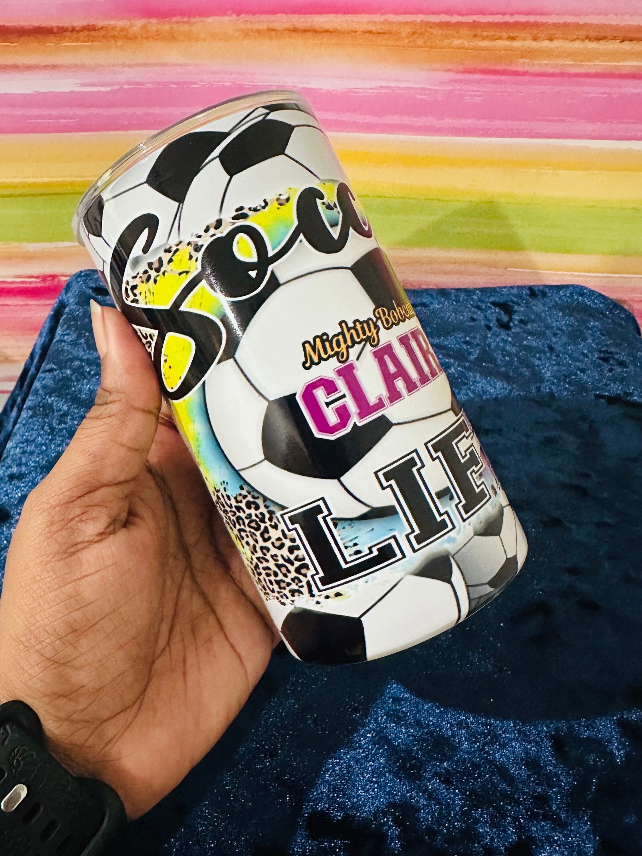 Soccer Girls Tumbler, Soccer Tumbler, 12oz Tumbler, 20oz Tumbler, Return Gifts, Kids Tumblers, Birthday Tumblers, Custom Gifts, Tumblers