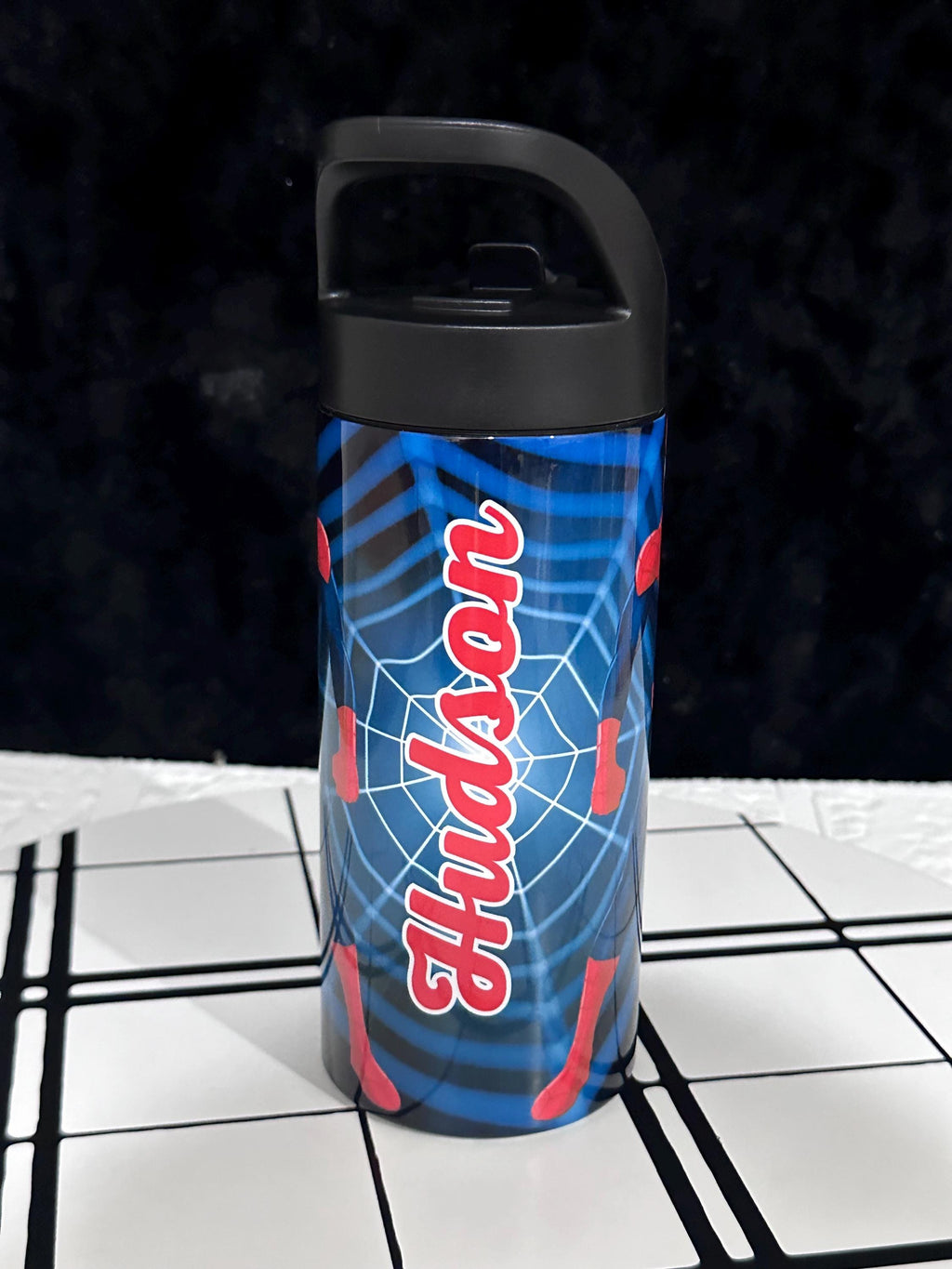 Spiderman Water Tumbler, Custom Water Tumbler, 20oz and 16oz Custom Tumbler, Water Tumbler for Kids, School Water Bottle, Kids Return Gifts