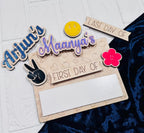 First Day of School Sign, Interchangeable School Sign, Back to School Sign, Back to School Photo Prop, First Day Last Day Board, DryErase