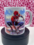 Personalized spiderman Mug, Custom Mug, 11oz Mug, Return Gifts, Kids Mugs, Kids Return Gifts, Kids Drinkware, Custom Return Gifts