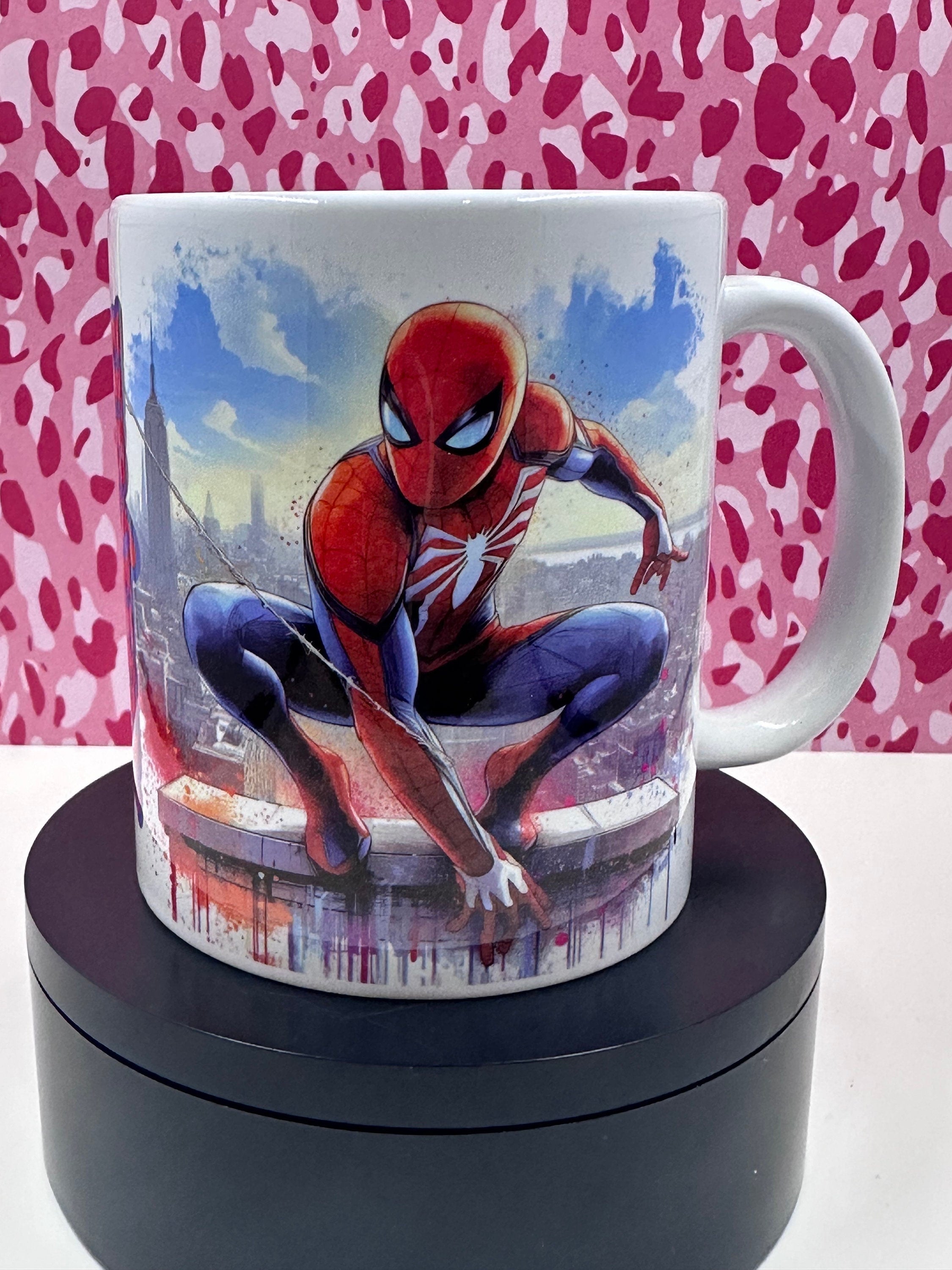 Personalized spiderman Mug, Custom Mug, 11oz Mug, Return Gifts, Kids Mugs, Kids Return Gifts, Kids Drinkware, Custom Return Gifts
