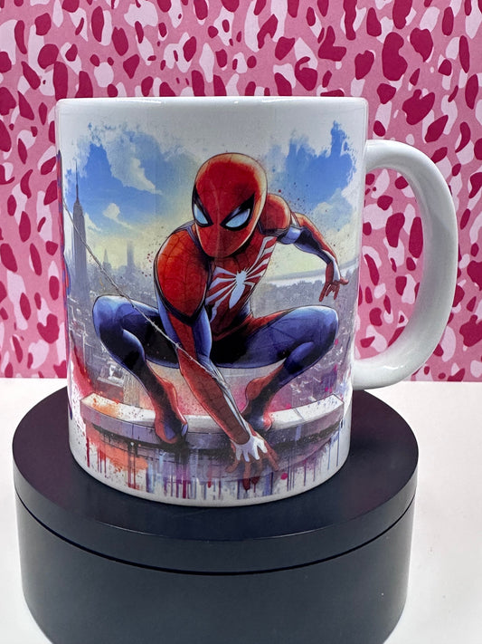 Personalized spiderman Mug, Custom Mug, 11oz Mug, Return Gifts, Kids Mugs, Kids Return Gifts, Kids Drinkware, Custom Return Gifts