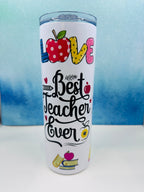 Teacher Tumbler, Teacher Appreciation, 20oz Teacher Tumbler, Teacher Gifts, Teacher Year End Gifts, Teacher end of the year gifts, Teacher