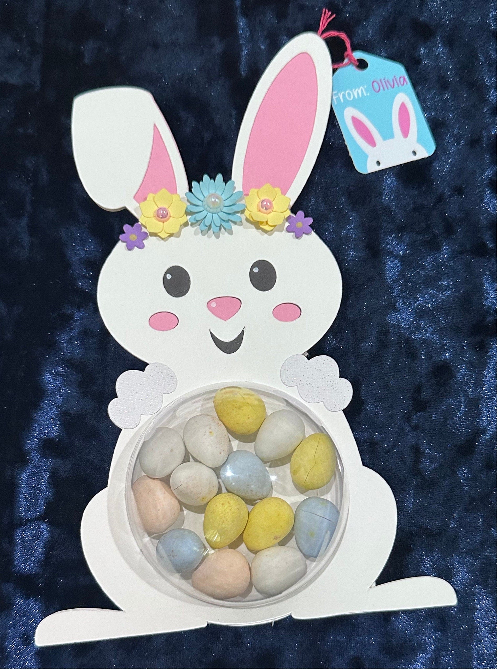 Easter Bunny Candy Holder, Easter Bunny, Candy Holder, Easter Favors, Easter Candy, Kids Easter Candy Holder, Easter Party Favors. Easter
