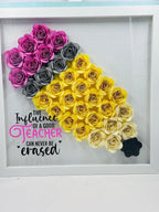 Teacher Shadow Box, Teacher Gifts, Teacher Appreciation Gifts, Pencil Shadow Box, Shadow Box, Teacher End of the year Gifts, Teacher, Gifts