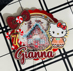 Custom Cake Topper, Birthday Cake Topper, Hello Kitty Cake Topper, Cake Topper, Personalized Cake Topper, Birthday, Birthday Party Supplies