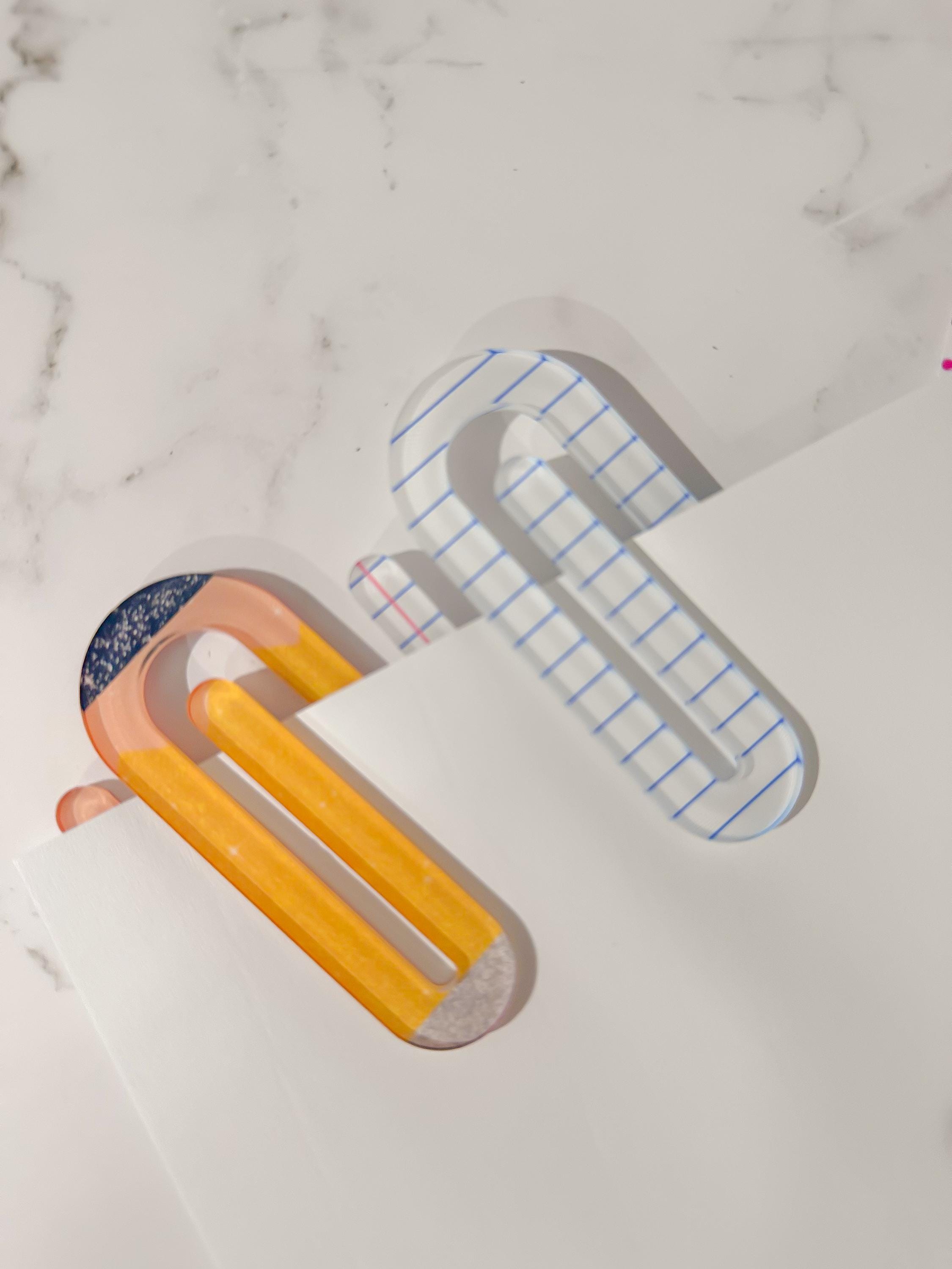 Personalized Jumbo Paperclip for Teacher Gift – Custom Name Clip, Teacher Appreciation, End of Year, Desk Accessory, Teacher Gift, Paperclip