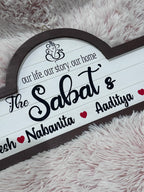 Family Name Sign,Name Boards,Family Name Boards,Entryway Sign,Indian Family Name Boards,Welcome Board