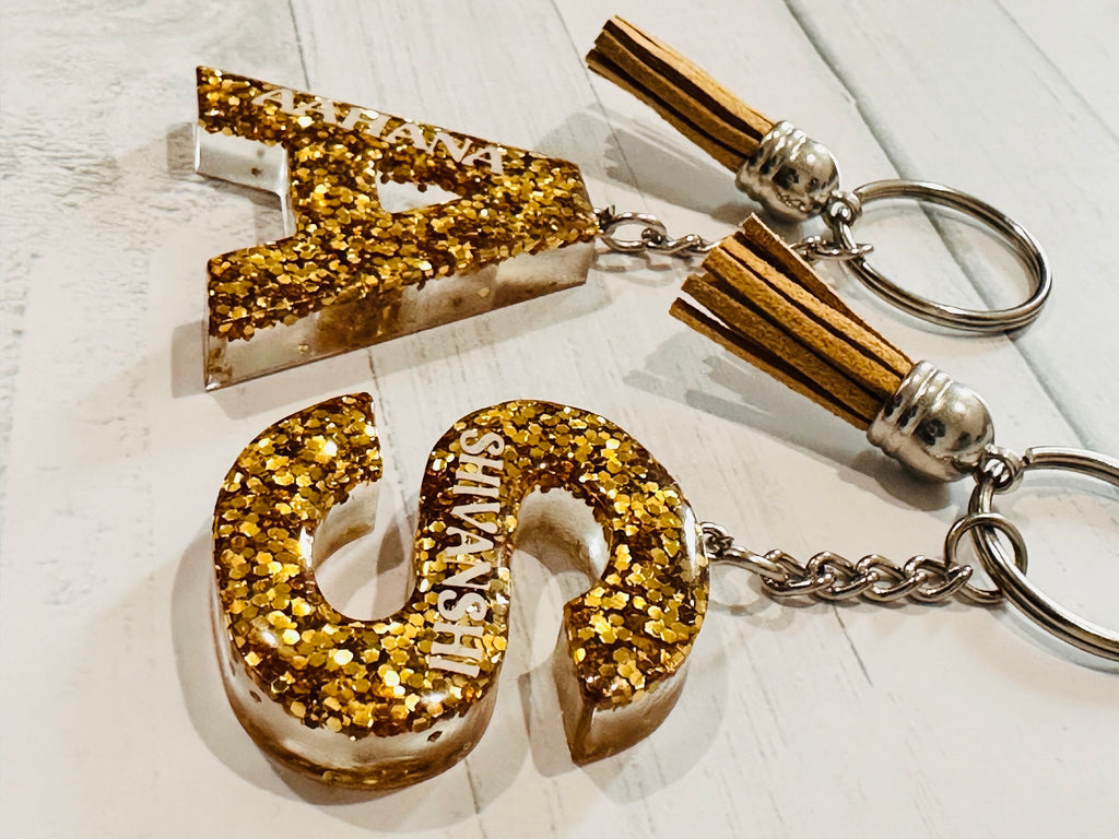Letter Keychain, Resin Keyring, Resin Backpack keychain, Resin Return Gifts, Monogram Resin Keychain, Resin Birthday Gifts, Birthday Gifts