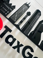 Custom Acrylic Business Logo Sign with City Skyline | Personalized Office Decor | Business Sign | Business Branding | Office Sign | Decor