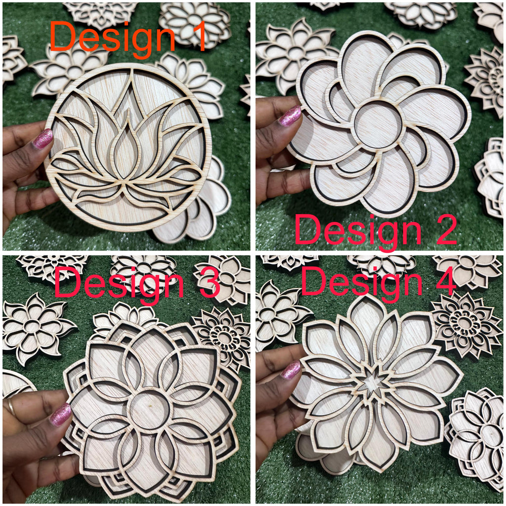 Wooden Rangoli, Rangoli for Diwali, Mini Rangoli, Wooden Rangoli, Diwali Gifts, Navratri Gifts, Mini Diy Rangoli, Diwali Rangoli