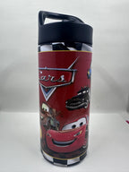 Cars Water Tumbler, Custom Water Tumbler, 16oz 20oz Custom Tumbler, Water Tumbler for Kids, School Water Bottle, Kids Return Gifts