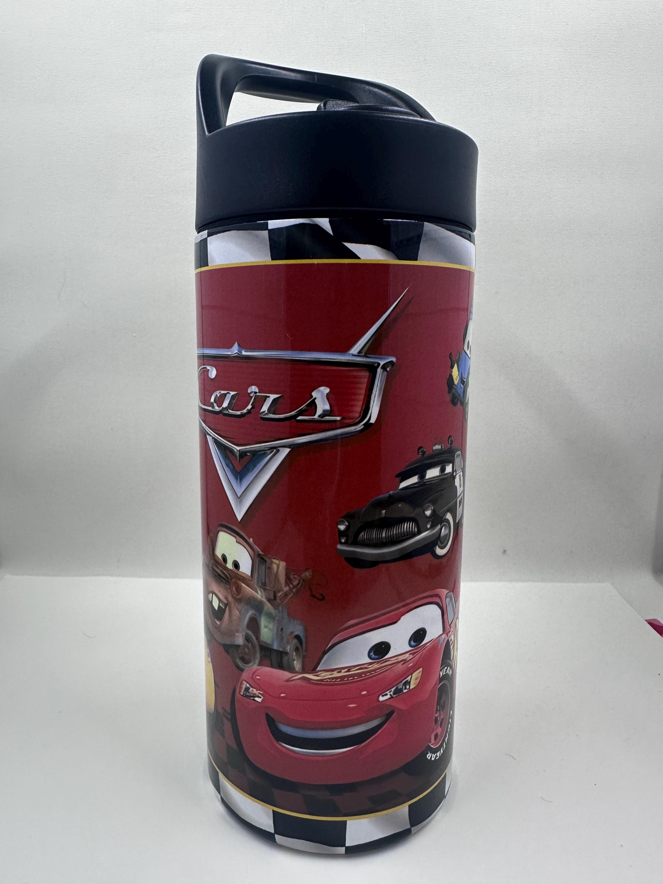 Cars Water Tumbler, Custom Water Tumbler, 16oz 20oz Custom Tumbler, Water Tumbler for Kids, School Water Bottle, Kids Return Gifts