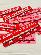 Kids Classroom Valentines,Pencil Valentines,Pencil Cards,Pencil Holders,Pencil holder cards,Valentine Pencil Cards