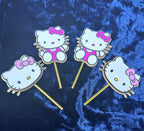 Custom Cake Topper, Birthday Cake Topper, Hello Kitty Cake Topper, Cake Topper, Personalized Cake Topper, Birthday, Birthday Party Supplies