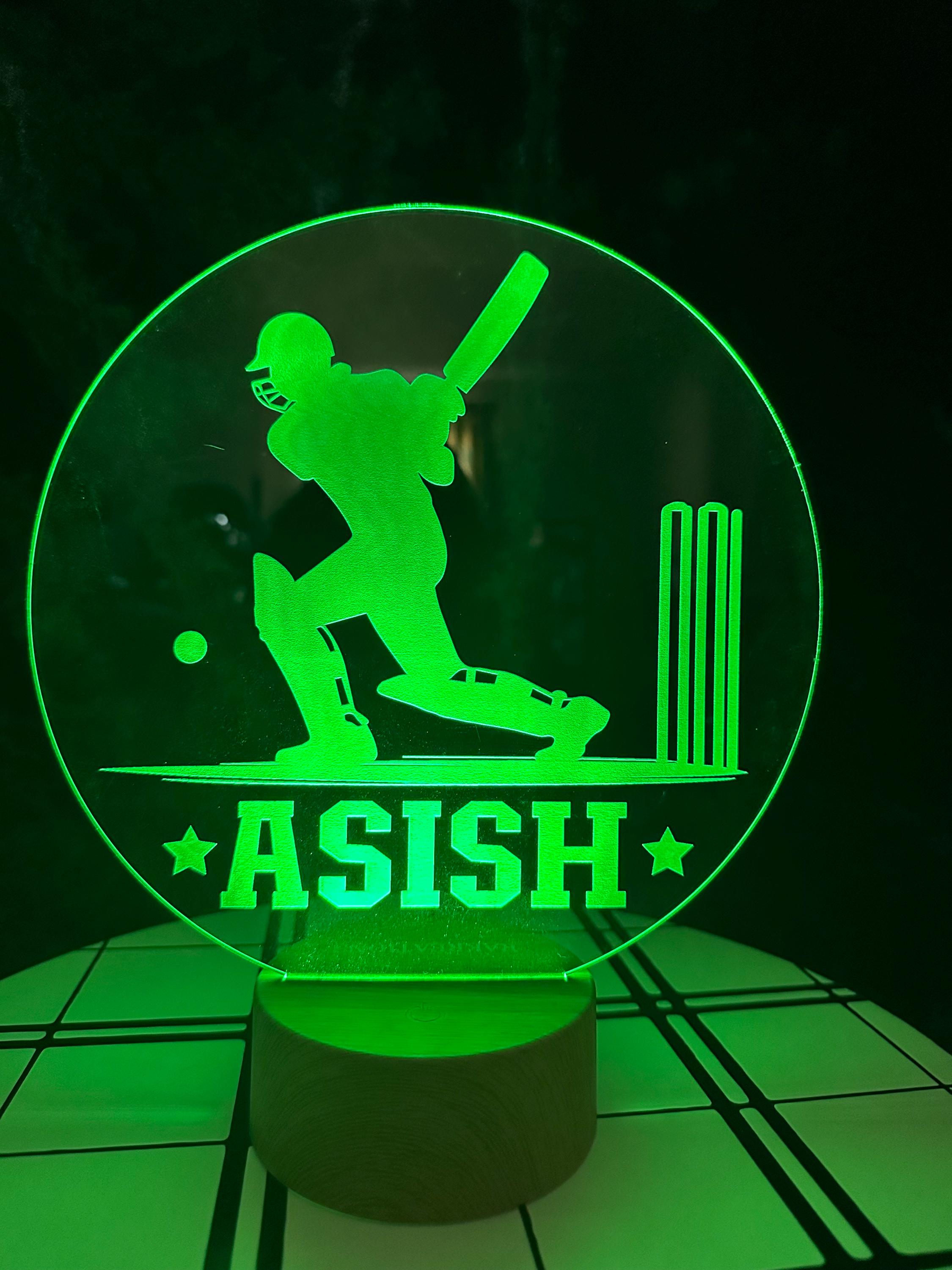 cricket Night Light, Kids Night Light, Engraved Night Light, Custom Night Light, Gift for Kids, Personalized Night Light, Night Light, Gifts