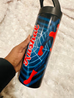 Spiderman Water Tumbler, Custom Water Tumbler, 20oz and 16oz Custom Tumbler, Water Tumbler for Kids, School Water Bottle, Kids Return Gifts