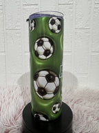 20oz Tumbler Soccer Theme, Soccer Theme Tumbler, 12oz Tumblers, Return Gifts, Kids Tumblers, Tumblers Birthday Gifts, Custom Gifts, Tumblers