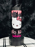 HelloKitty Water Tumbler, Custom Water Tumbler, 20oz and 16oz Custom Tumbler, Water Tumbler for Kids, School Water Bottle, Kids Return Gifts