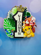 Custom Cake Topper, Birthday Cake Topper, Lion King Cake Topper, Cake Topper, Personalized Cale Topper, Birthday, Birthday Party Supplies