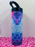 Mermaid Tumbler, 20oz 16oz Water Tumbler, Kids Water Bottle, Return Gifts, School Water Bottle, Back to School Water Bottle, Mermaid Bottle