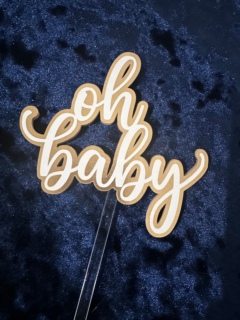 Oh Baby Caketopper, Caketopper, Custom Caketopper, Birthday Caketopper, Baby Shower Caketopper, Cake-Topper, Baby Topper, OhBaby Caketopper