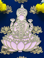 wooden Lakshmi Cutout/Lakshmi cutout/Diwali Decor/Lakshmi cutout for Diwali/Lakshmi Devi Cutout/Housewarming Decor/Indian Festive Decor