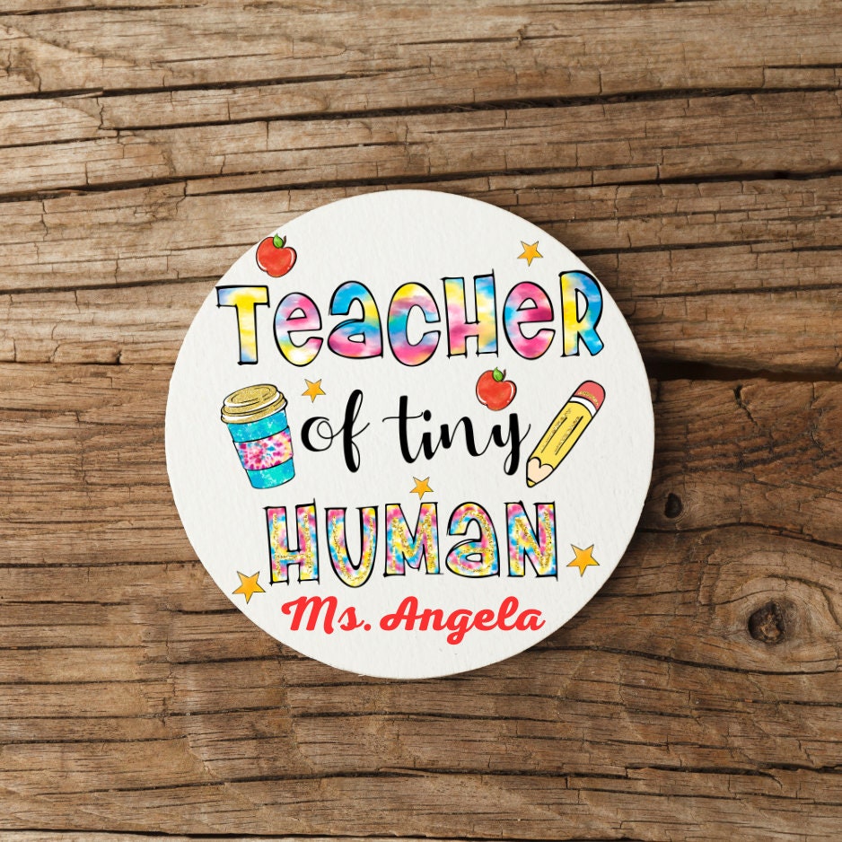 Personalized Teacher Coasters/Custom Teacher Coasters/ Teachers Gift/ Teacher Coasters/ Ceramic Coasters/Teacher Appreciation Gifts/Coasters