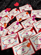Valentine Cards with Bubble Wand,Classroom Valentines, Valentine card,Kids Valentines