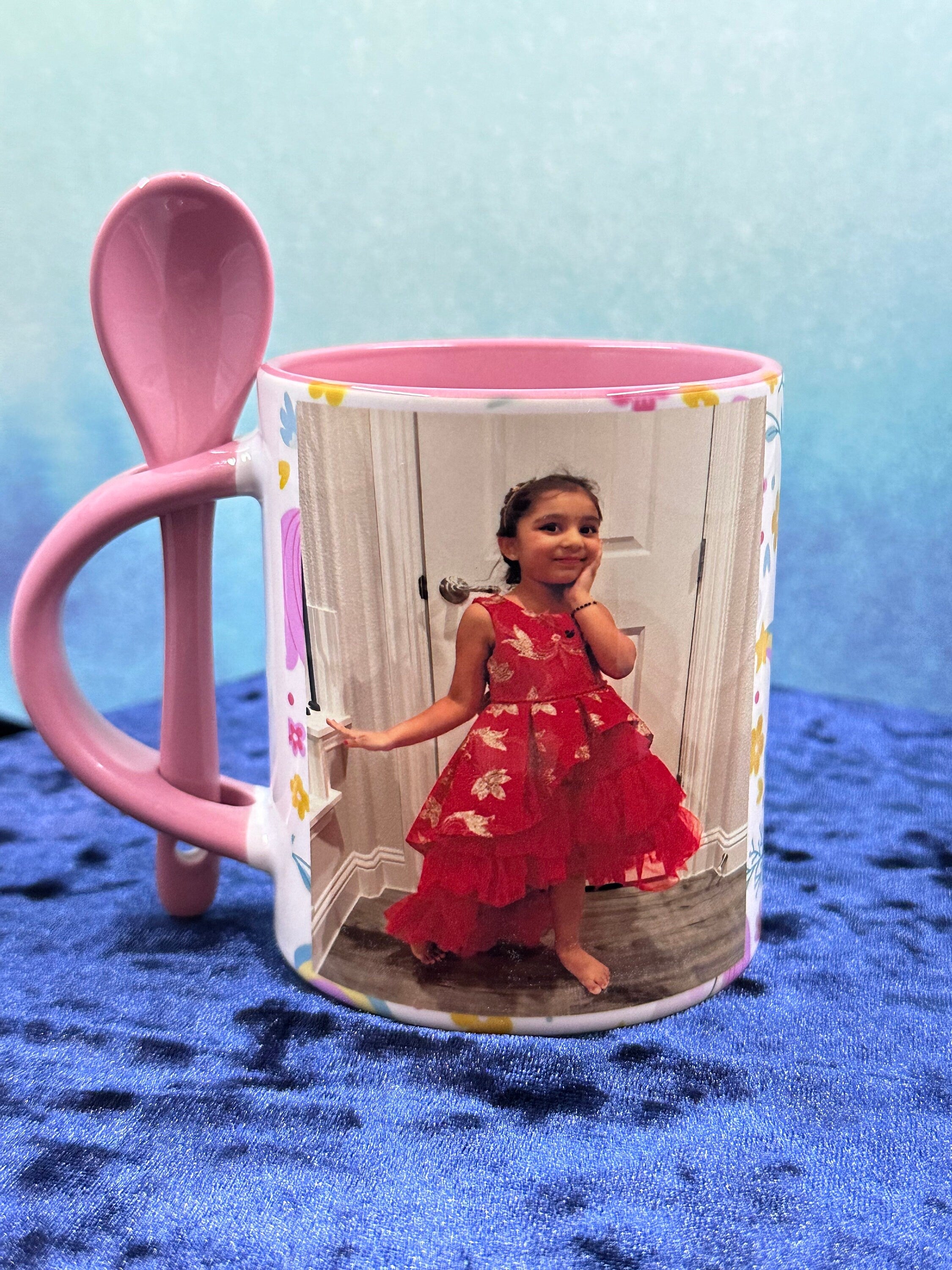 Personalized Unicorn Mug, Unicorn Mug, 11oz Mug with spoon, Return Gifts, Kids Mugs, Kids Return Gifts, Kids Drinkware, Unicorn Return Gifts