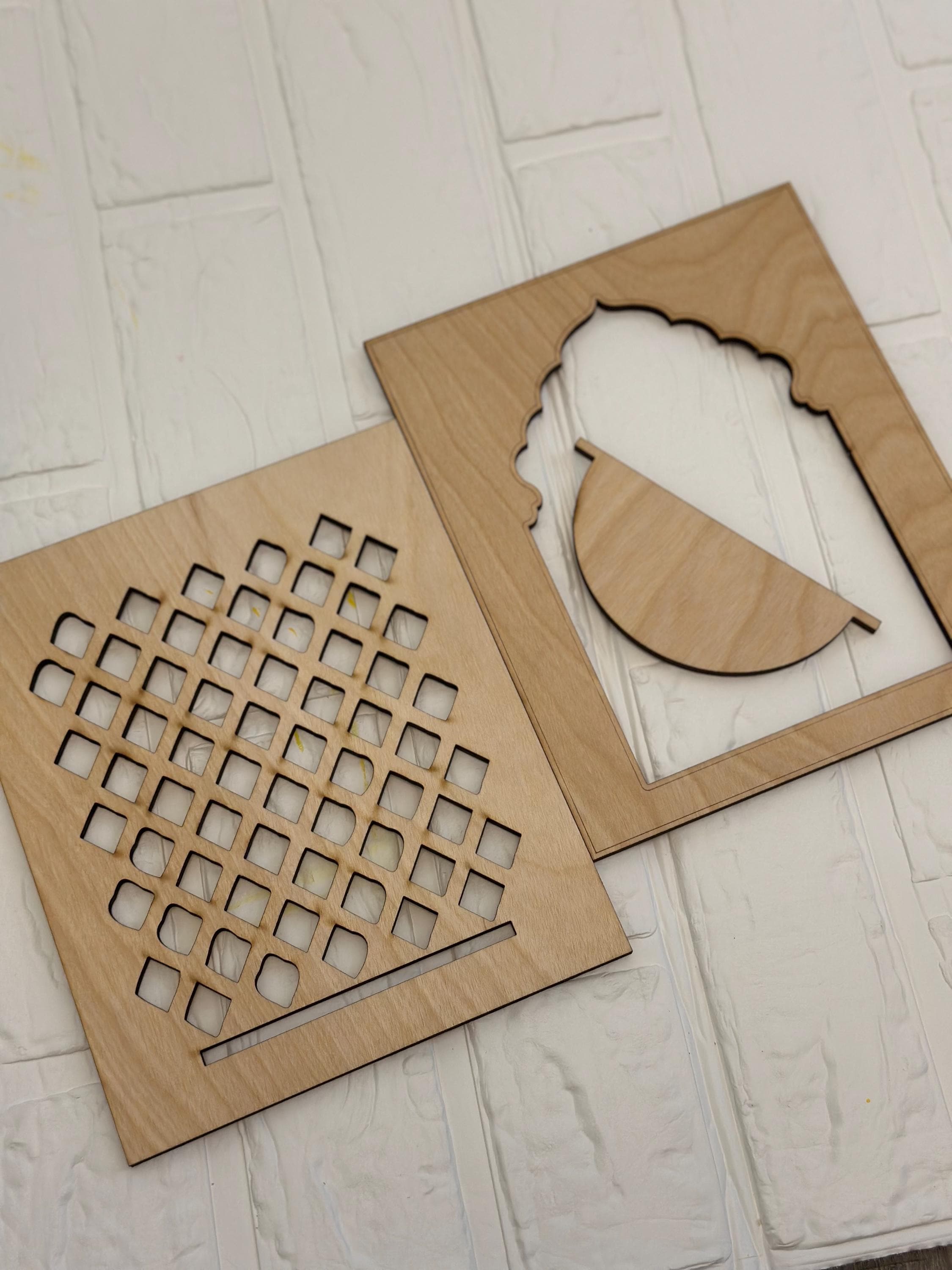 DIY Jharokha Set of 2 – Perfect for Diwali Decor, Blanks or Painted, and Creative Projects, Jharokhas, Diy Jharokhas, Jharokha Blank Set 2