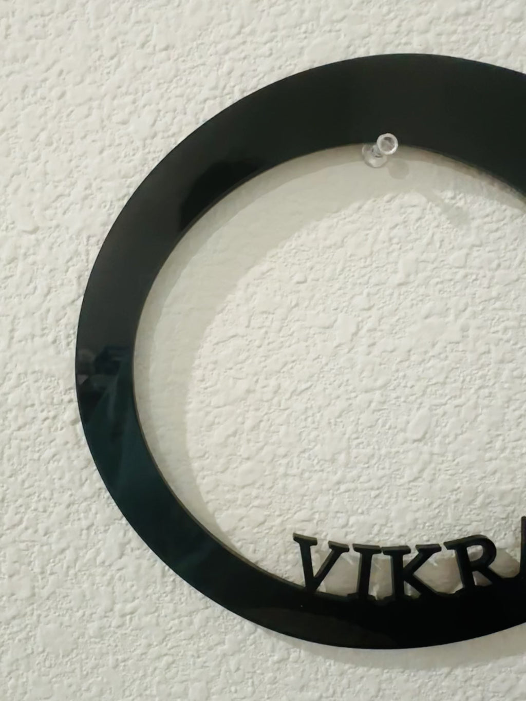 Custom Infinity Family Name Sign Acrylic/Wood