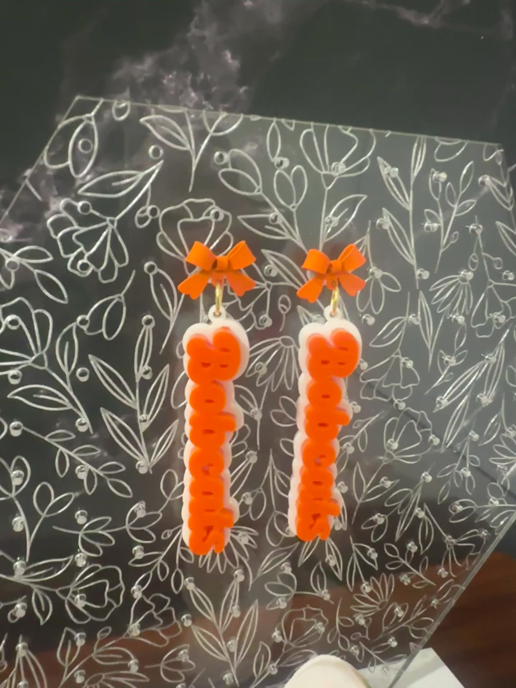 School Spirit Earrings – Custom Team Colors