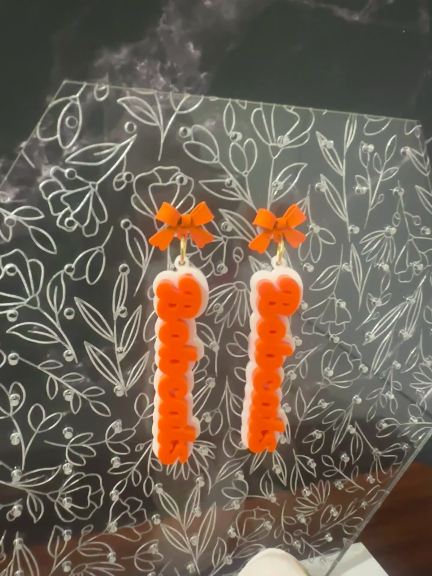 School Spirit Earrings – Custom Team Colors