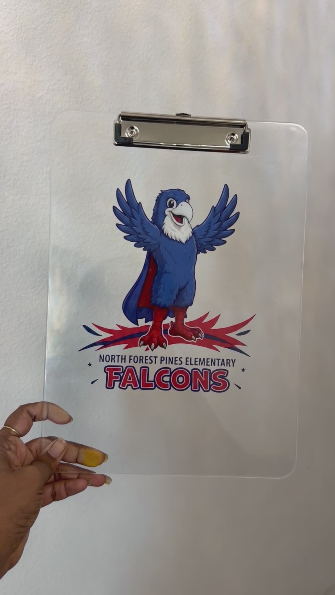 Custom Clear Acrylic Clipboard – Personalized UV Printed Clipboard