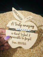 Teacher Gift, Teacher gift Appreciation day, End of the year gifts for teacher, Personalized Gift for Teacher, Teacher Bracelets, Bracelet Gifts